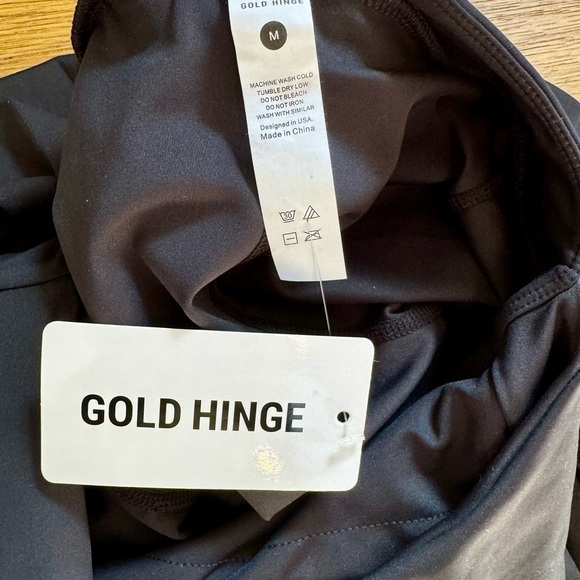 Gold Hinge Brand New Black Pleated Tennis/Pickleball Dress - Picture 4 of 4